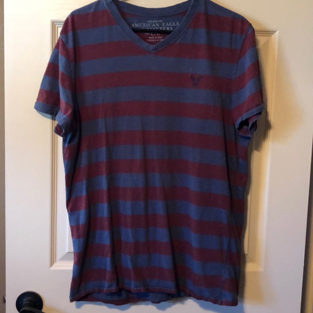 Striped short sleeve shirt